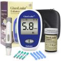 Glucoleader Enhance Blood Glucose Meter-Blue With 10 Test Strips. 