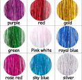 Sparkle Hair Tensils Rainbow Colored 93cm Hair Laser False Hair Extensions Decor Glitter Strings For Girls. 