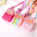 Pop It Unicorn Bag For Kids. 