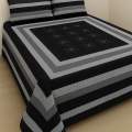 Embroidered Patch Work King Size BedSheet - High Quality - Cotton Double Bedsheet Embroided.... 