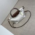 Auth LongChampˉ Paris Le Pliage Top Handle Bag/Crossbody Bag 7 Colors Small Version 28/20x22cm. 