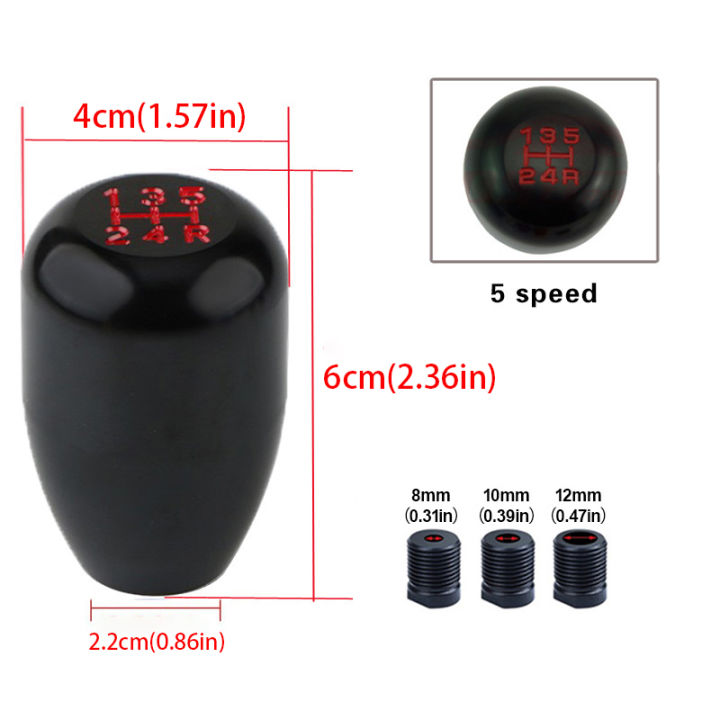 1Pcs%205%20Speed%20Universal%20Car%20Gear%20Shift%20Knob%20For%20Manual%20Transmission%20Automatic%20Gear%20Level%20Shifter%20Gear%20Knob%20Auto%20Accessories%20-%20Image%202