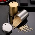 Stainless Steel Toothpick Container Creative Simple Portable Toothpick Container Cotton Toothpick Container Stroge Box Home. 