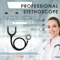 Professional Heart Lung Cardiology Stethoscope Doctor Student Medical Equipment Device Medical Doctor Single Head Stethoscope. 