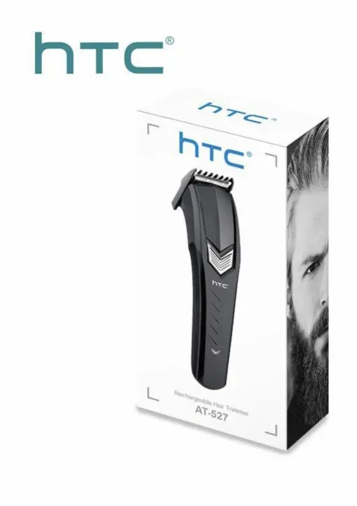 Htc Rechargeable Cordless Hair Trimmer At-527 For Men Rechargeable Hair Cut Clipper Shaver Trimmer