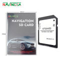 for Mitsubishi Outlander Pajero L200 Car Update EU Maps Version 2026 MMCS Navigation SD  Card 8750A450. 