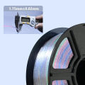 Glitter PLA+ Filament 1.75mm 1kg/500g/250g 3D Printer Sparkle PLA Rainbow Color Change Filament Clear Blue Green Flash Point. 