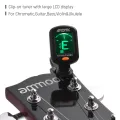 Aroma Guitar Tuner AT-01A/101 Foldable Rotatable Clip-on Tuner High Sensitivity for Bass Ukulele Chromatic Guitar Accessories. 
