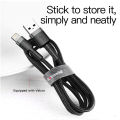 Baseus USB Cable for iPhone14 13 12 11 Pro Max Xs X 8 Plus Cable 2.4A Fast Charging Cable for iPhone Charger Cable USB Data Line.