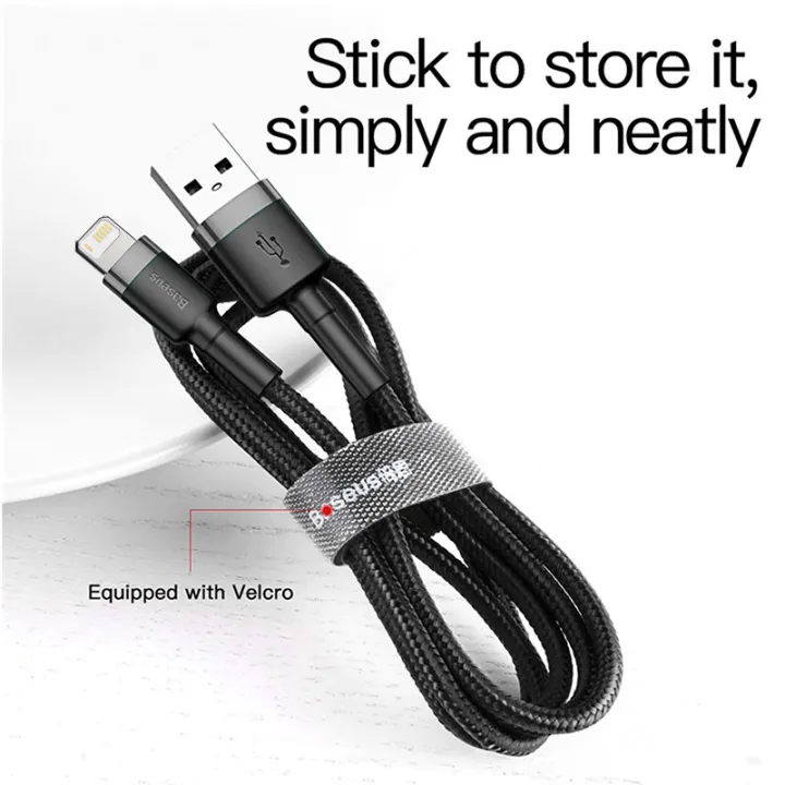 Baseus%20USB%20Cable%20for%20iPhone14%2013%2012%2011%20Pro%20Max%20Xs%20X%208%20Plus%20Cable%202.4A%20Fast%20Charging%20Cable%20for%20iPhone%20Charger%20Cable%20USB%20Data%20Line%20-%20Image%205