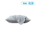 Summer Cooling Ice Silk Pillowcase with Cool Beads Solid Color Washable Breathable Pillow Cover for Home Bedroom.