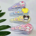 4Pcs/set Sanrio Hello Kitty Correction Tape Kuromi My Melody Pompompurin Kawaii Students Stationery School Office Supplies. 