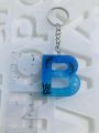RESIN LETTER KEYCHAIN. 