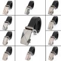 Men's casual all-lap letter automatic buckle leather belt Business gifts Belt clothing and accessories. 