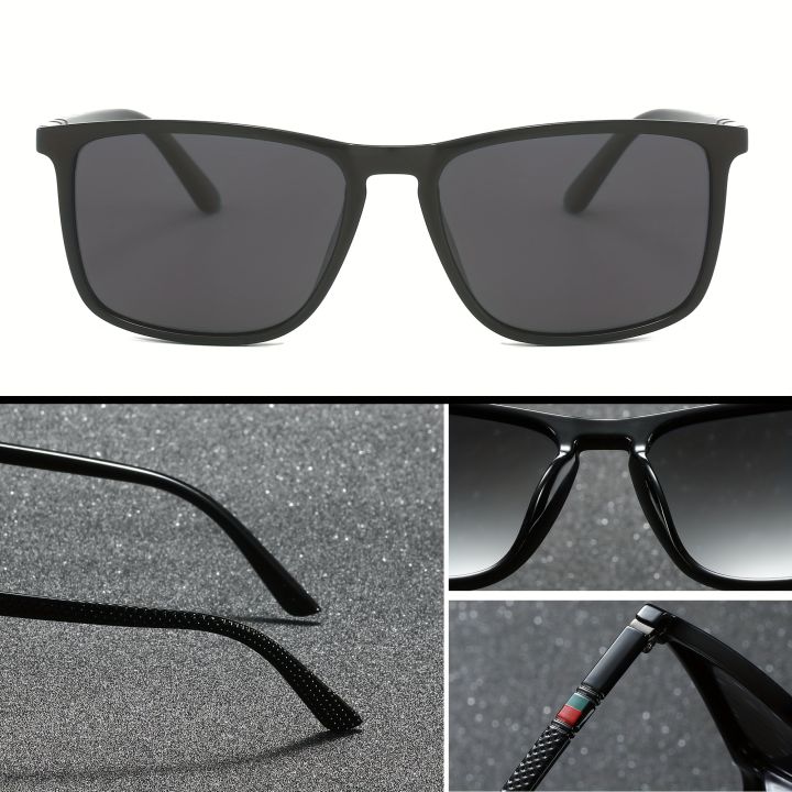 2/3PCS%20NEW%202025%20Square%20Polarized%20Sunglasses%20Anti%20Glare%20Sun%20Shades%20For%20Summer%20Party%20Vacation%20Travel%20Driving%20Fishing%20UV400%20-%20Image%204