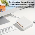 Magecam RJ45 Network Switch Hub 1 In 4 Out Converter 1000Mbps Gigabit Ethernet Switch Hub Wire Divider PC LAN Extend Adapter. 