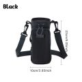 Portable Water Bottle Bag Outdoor Sports Phone Water Bottle Storage Bags Hiking Camping Travel Kettle Bag with Shoulder Straps.