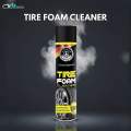THREE GUYS Tire Foam Cleaner 650ml – German Engineered | Tire Polish, Tire Shiner & Cleaner | Long-Lasting Shine & Protection. 