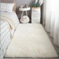 VIKAMA Silk Wool Fluffy Shaggy Bedroom Area Shaggy Non-Slip Rugs, Machine Washable Soft Shaggy Rugs Modern Soft Plush Rugs. 