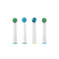 4pcs Replacement Brush Heads For Oral-B Electric Toothbrush Advance Power/Vitality Precision Clean/Pro Health/Triumph/3D Excel.