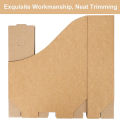 5pcs Magazine Files Kraft Paper File Holder Cardboard Standing Magazine Storage Rack Books Documents Drawer Office Organization. 