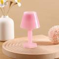 Miniature Desk Lamp Decorative LED lamp for children's bedside table, small table lamps for bar, Blue Cute Macaron Night Light for Boys and Girls Decorative Table Light. 