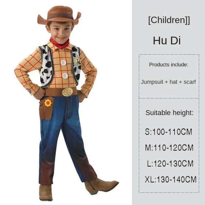 Woody%20Cartoon%20Character%20Animation%20Character%20Costume%20Children's%20Buzz%20111%20Costume%20Jumpsuit%20Cowboy%20%20Anime%20Cos%20-%20Image%206