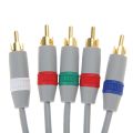 1080P Component Cable HDTV Audio Video AV 5RCA Cable for Nintendo Wii. 