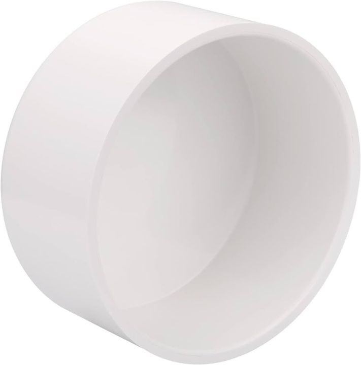 4 inch and 6 inch cap upvc fittings bathroom fittings pipe end cap white