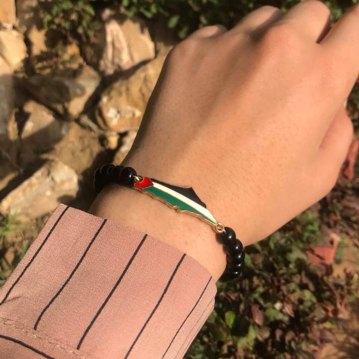 Palestine%20Beaded%20Bracelets%20Accessories%20Handmade%20Premium%20Quality%20Light%20Metallic%20Charm%20for%20Women%20Palestinian%20Flag%20-%20Image%203