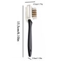 1/2PCS 3-sided S-type Cleaning Brush Suede Suede Snow Boots Cleaning Copper Wire Shoe Brush Cleaning Tool. 