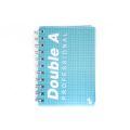 Double A professional plastic book cover A6 thickness 70 GSM. 100 sheets assorted colors 4 books. 