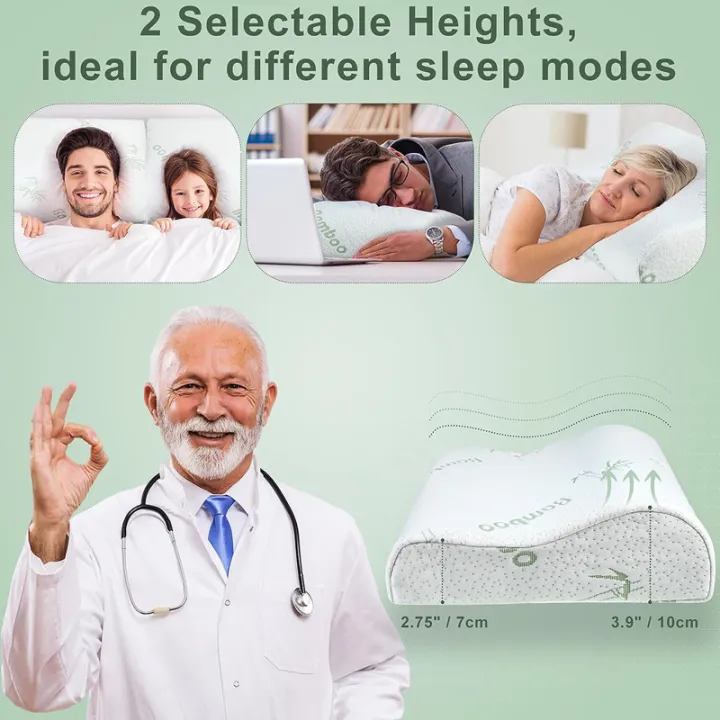 Bamboo%20Pillow%20Memory%20Foam%20Pillow%20with%20Removable%20Cover%20with%20Zipper%20Bamboo%20Neck%20Pillow%20for%20Sleeping%20Ergonomically%20Design%20JAF022%20-%20Image%203