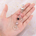 Y2K Phone Charm Bow Heart Star Keychain Pendant Kawaii Bag Goth Chain Cute Accessory. 