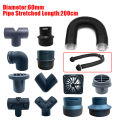 Air Diesel Heater 60mm Diameter 200CM Length Duct Pipe Tube Hose Outlet Exhaust Joiner Connector For Webasto Eberspaecher. 