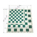 Chess Game Set Portable Outdoor Chess Game Shoulder Straps Travel Plastic Chess Set. 