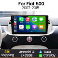 MEKEDE 9'' Wireless CarPlay Android Auto Intelligent Car System For Fiat 500 Abarth 2007-2015 WIFI Car Radio Multimedia Player. 