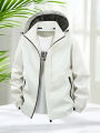 Plus Size 8XL Waterproof Jacket Men Lightweight Hiking Jacket with Hood Mesh Lined Breathable Zip Up Camping Coats Big and Tall jomsom jacket. 