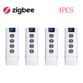 Tuya ZigBee Hub No Restrictions Needed to Control Devices Smart Wireless Scene Switch 4 Group Remote Portable Remote Controls. 