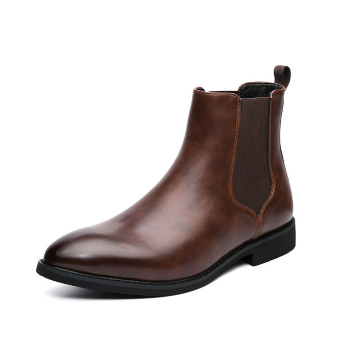 New%20Chelsea%20Boots%20Men%20Shoes%20PU%20Brown%20Fashion%20Versatile%20Business%20Casual%20British%20Style%20Street%20Party%20Wear%20Classic%20Ankle%20Boots%20-%20Image%207