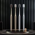 High-End Golden Soft-Bristled Small-Head Manual Toothbrush for Men and Women, Household Soft-Bristled Manual Toothbrush for Couples. 