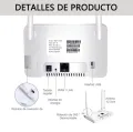 4G LTE CPE Wireless Router 4G Modem 300Mbps RJ45 LAN WAN External Antenna Wireless Wifi Hotspot with SIM Card Slot for Home. 