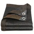 Easy to install black sunshade net for balconies, courtyards and swimming pools, anti-UV awnings and greenhouse sunshade nets. 