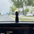 2PCS Automobile Pendants Creative Elegant Swordsman Car Center Console Display Screen Car Interior Decorations Rearview Mirror. 