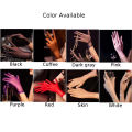 Women Oil Glossy Tight Stocking Gloves High Elastic Transparent Ultra-Thin Clubwear Men'S Short Wrist Gloves.