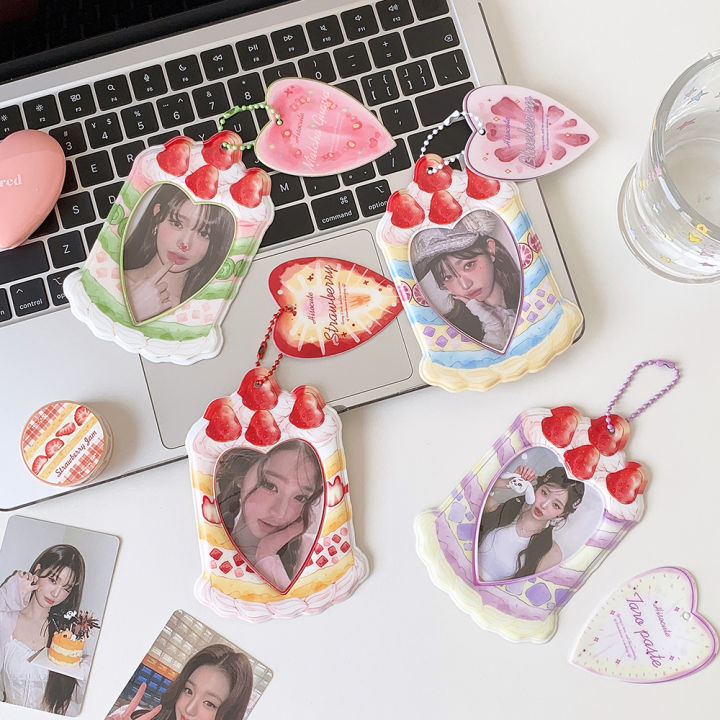 Girl%20Heart%20Cartoon%20Strawberry%203%20Inch%20Pendant%20Card%20Holder%20%20Photocard%20Display%20Subway%20Card%20Case%20-%20Image%202
