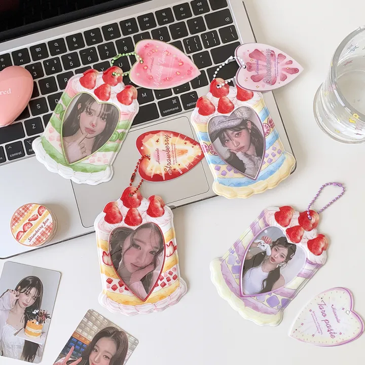 Girl%20Heart%20Cartoon%20Strawberry%203%20Inch%20Pendant%20Card%20Holder%20%20Photocard%20Display%20Subway%20Card%20Case%20-%20Image%202