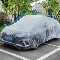 SEAMETAL Disposable Car Cover Indoor Dustproof PEVA Car Cover Transparent Soft Scratch-Free Auto Exterior Protector Universal. 