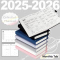 A5 Zodiac Themed Schedule Planner 408 Pages 80GSM Leather Cover 2025 To 2026 Multifunctional Diary for Students & Professionals. 