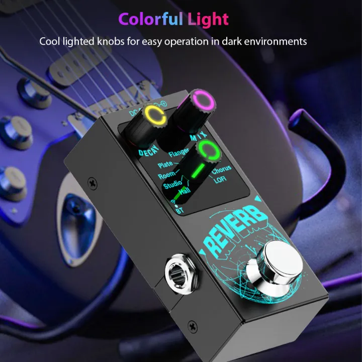 Guitar%20Effects%20Pedal%20Digital%20Reverb%20Guitar%209%20Different%20Reverb%20Guitar%20Effect%20Pedal%20Wireless%20Accompaniment%20DECAY/MIX%20Luminous%20-%20Image%205